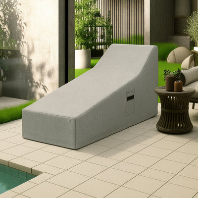 Custom Extended Seat Chaise Lounge Cover - alternate view