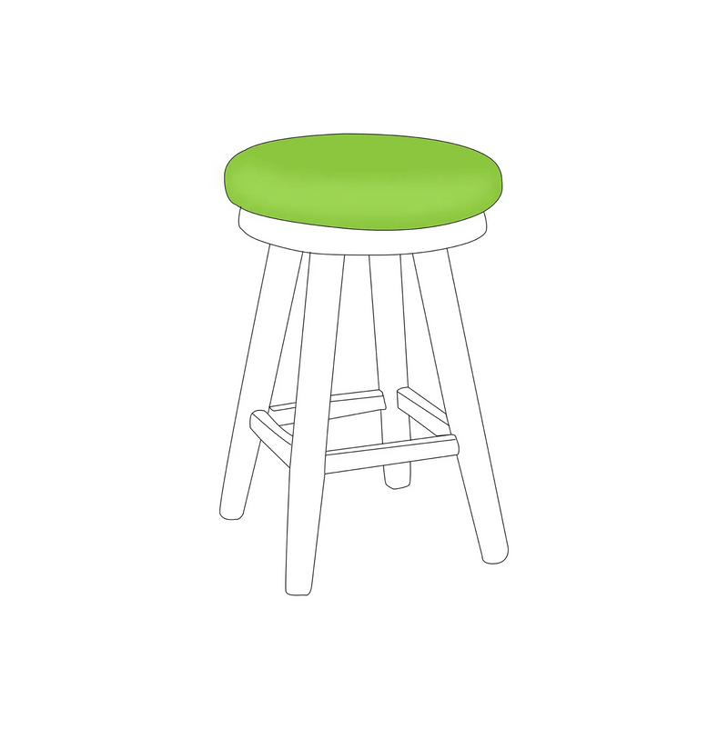 Bar Stool Cushion Cover - Round