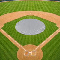 Custom Baseball Weighted Mound Tarps – Round