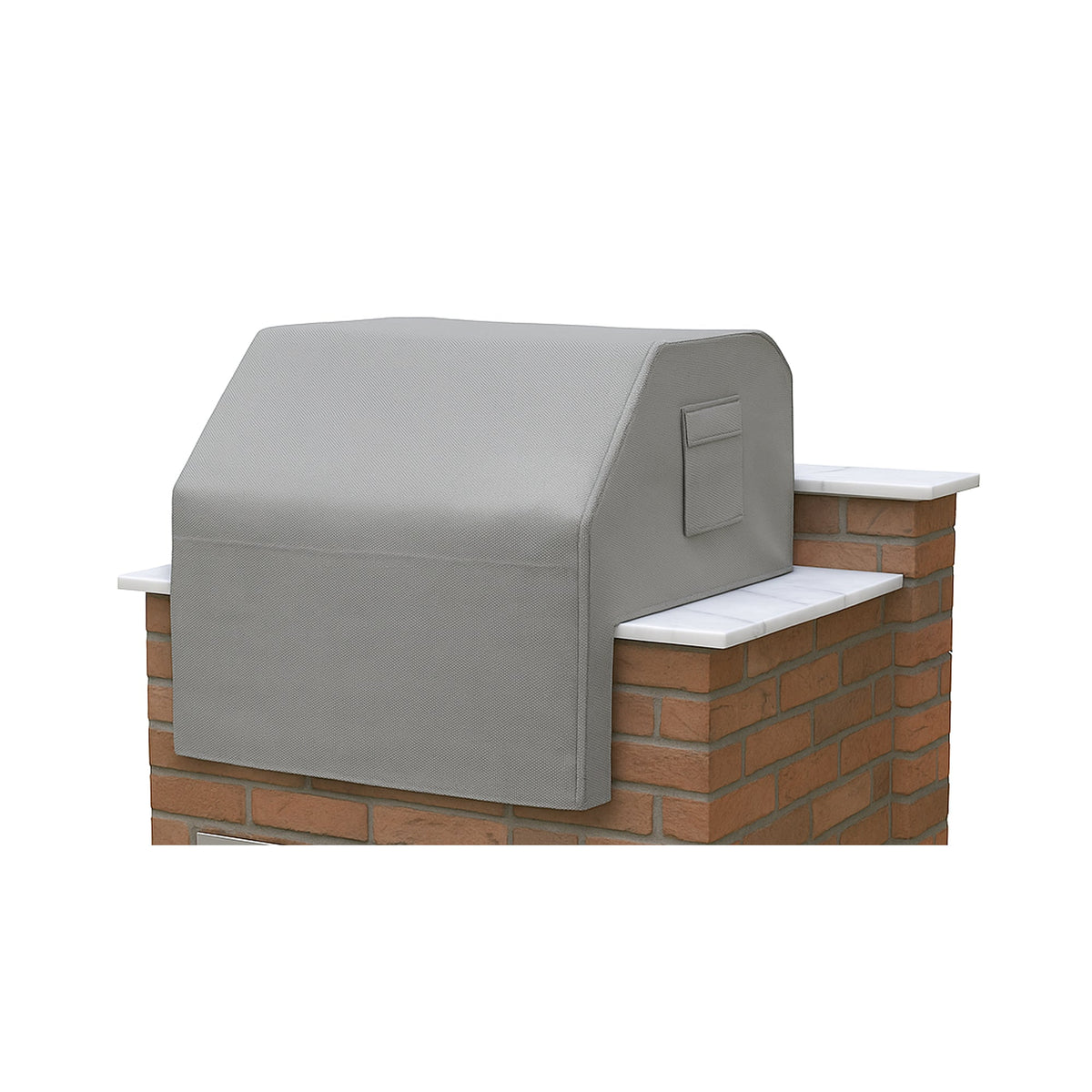 Custom Built-in Grill Cover - front view - view 3