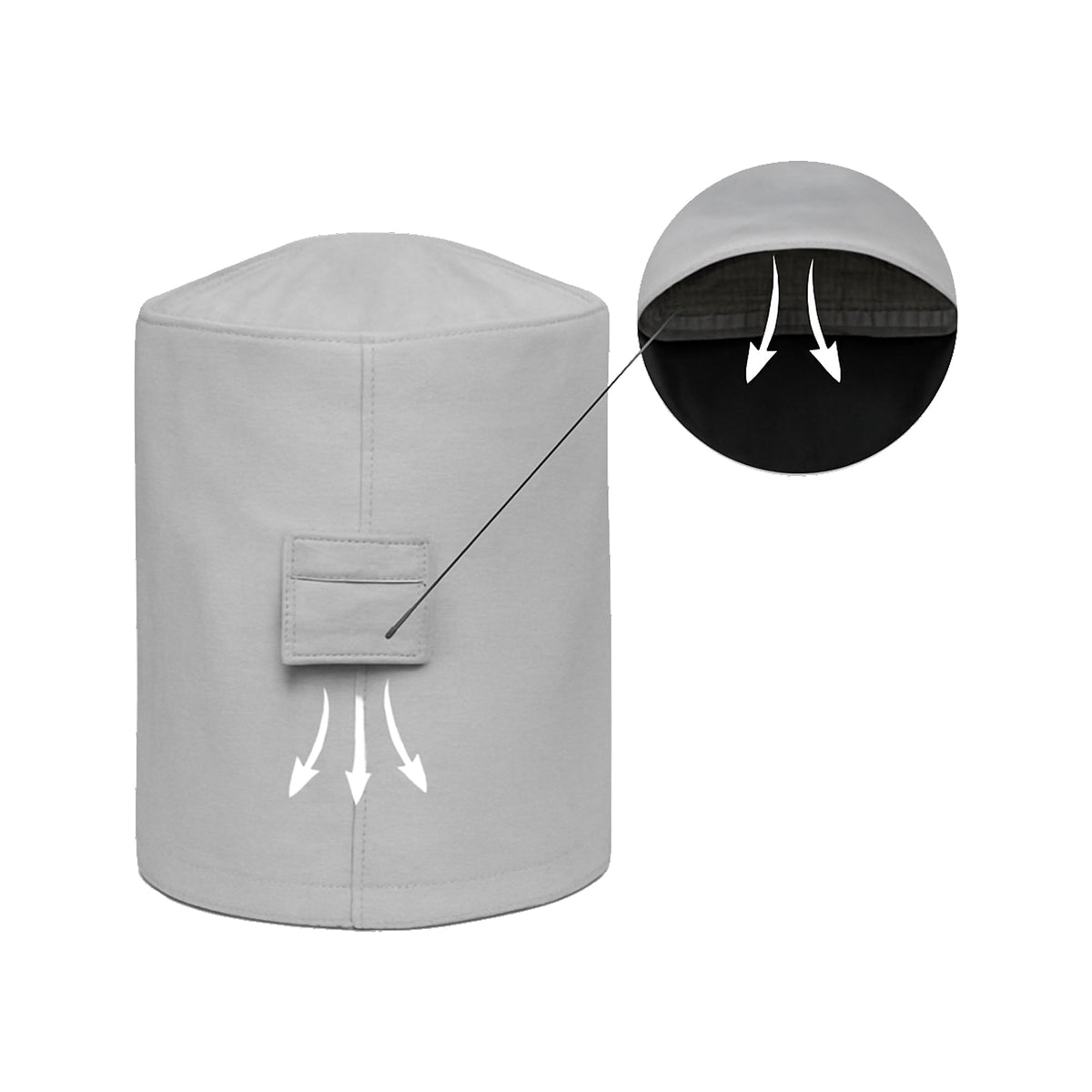 Custom Classic Chiminea Covers - detail view - view 4