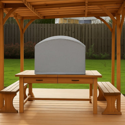 Custom Compact Pizza Oven Cover - alternate view