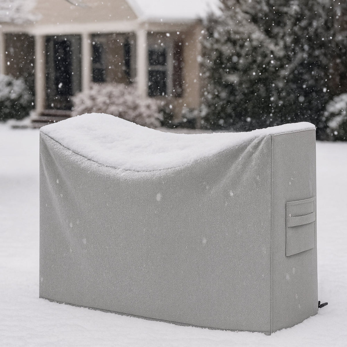 Custom Crescent Firewood Rack Cover