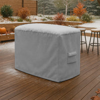 Custom Curved Bar Island Cover - side view