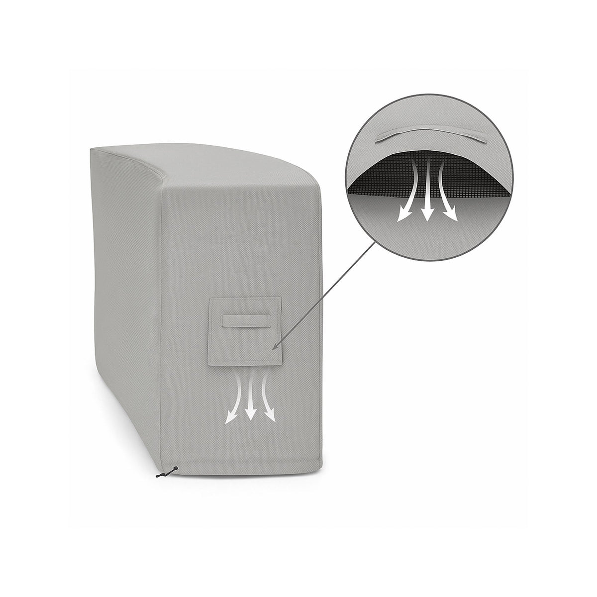 Custom Curved Bar Island Cover