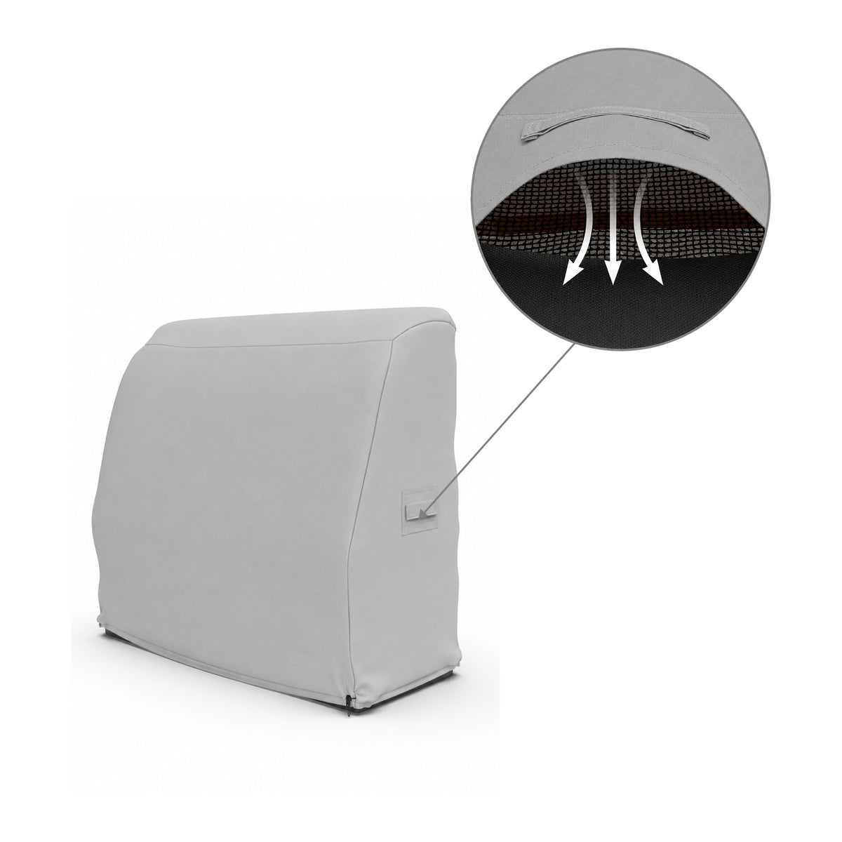 Custom Curved Refrigerated Display Case Covers