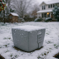 Custom Fire Bowl Cover - Style 3 - side view