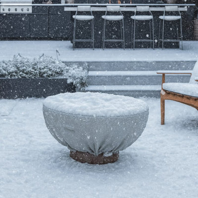 Custom Fire Bowl Cover - Style 5 - alternate view