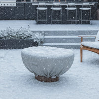 Custom Fire Bowl Cover - Style 5 - side view