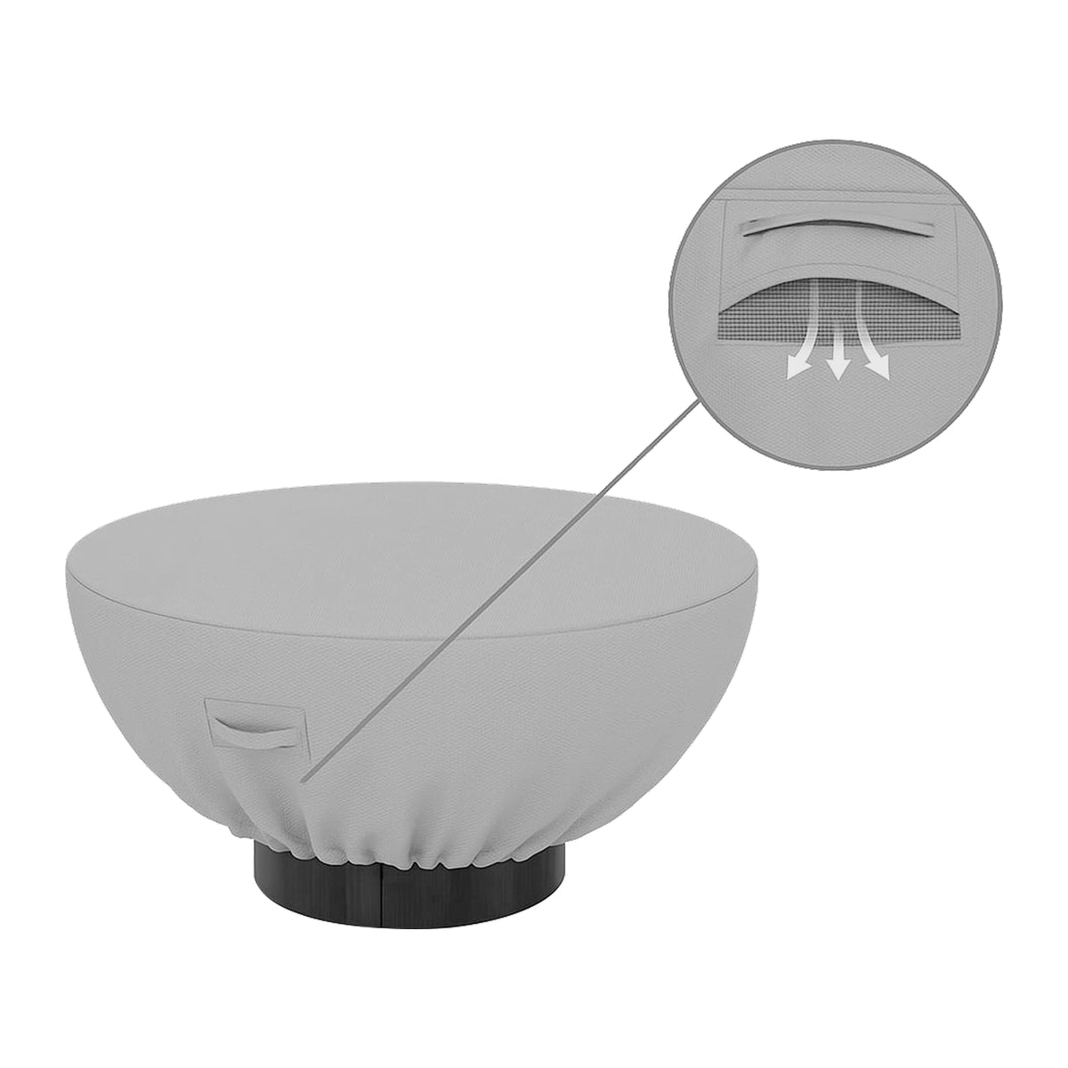 Custom Fire Bowl Cover - Style 5