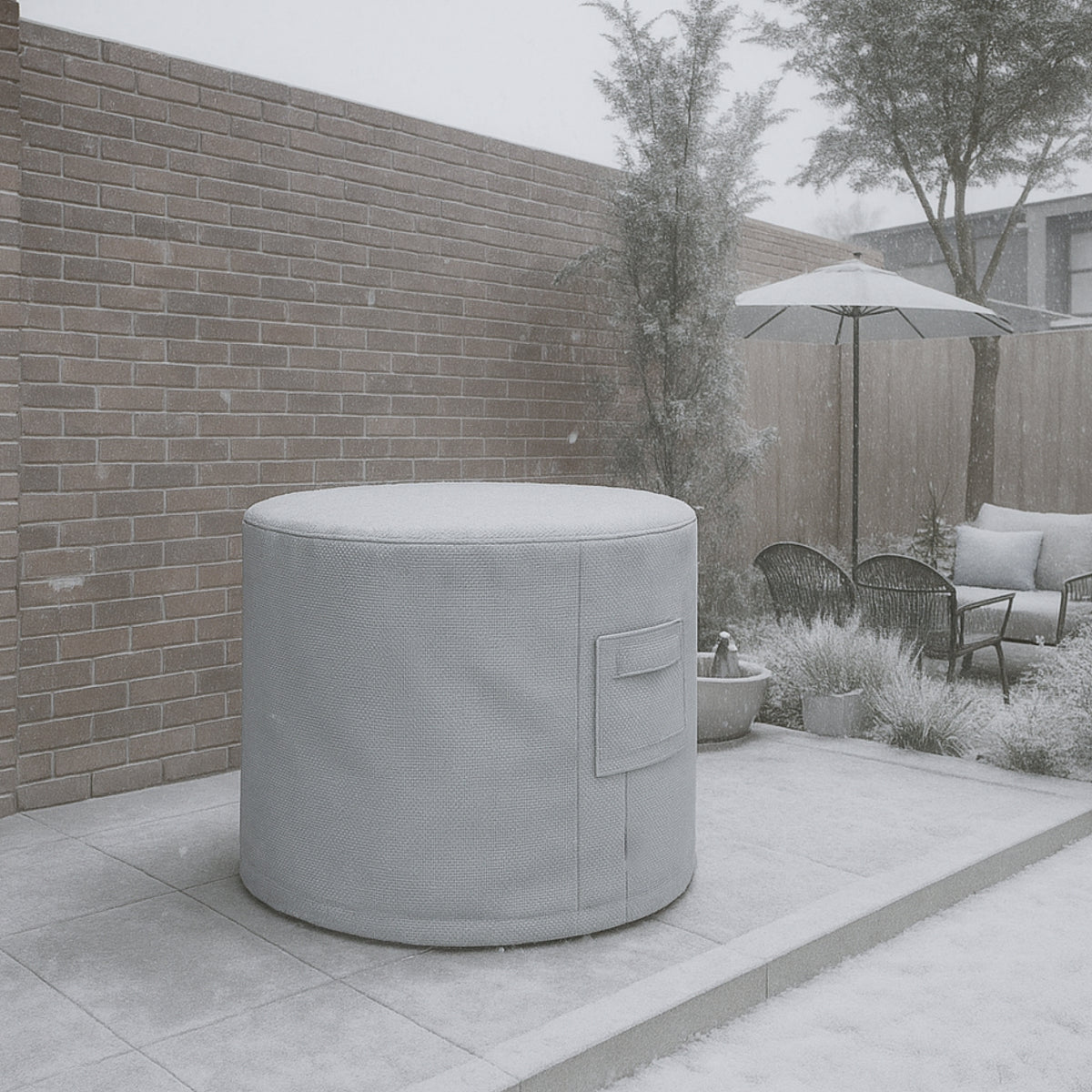 Custom Fire Column Cover - Style 4