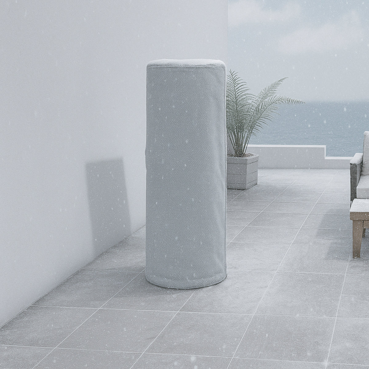 Custom Fire Column Cover - Style 5