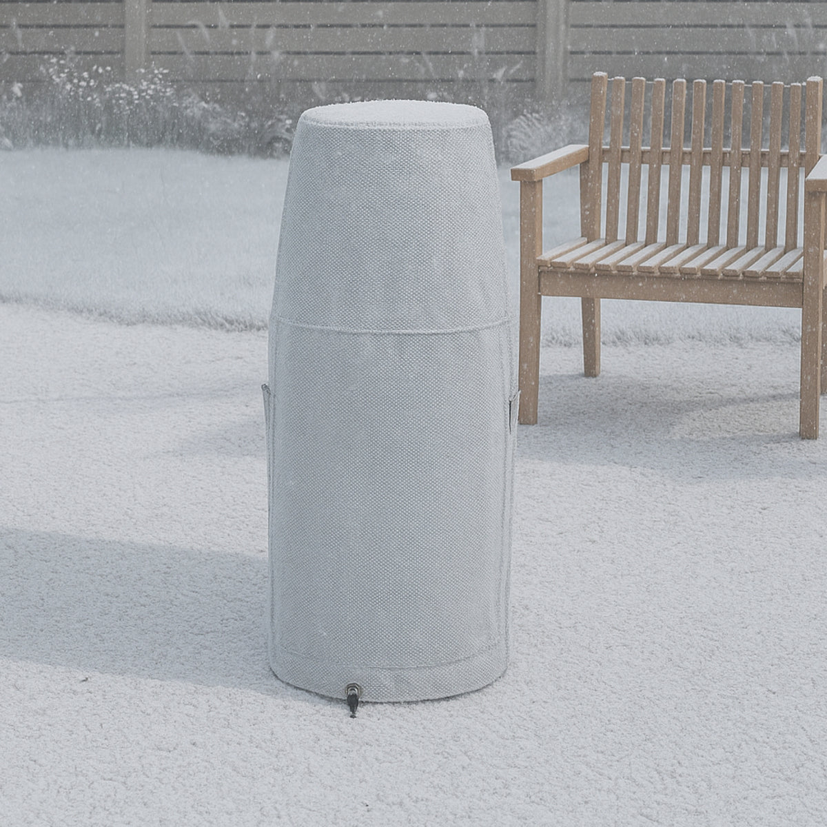 Custom Fire Column Cover - Style 6 - side view