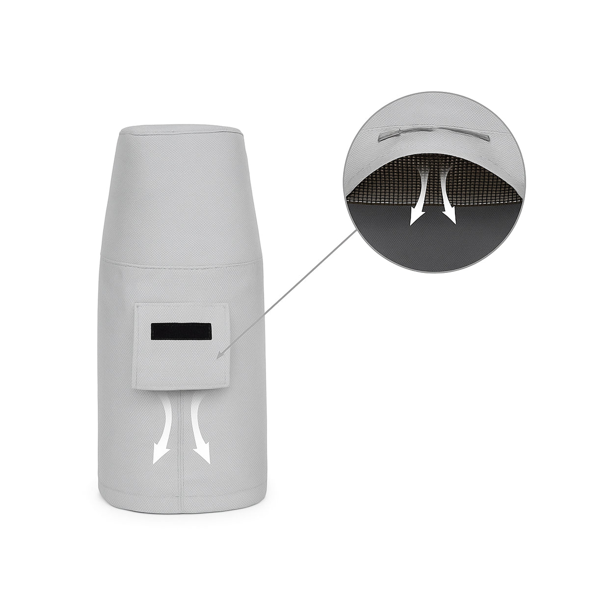 Custom Fire Column Cover - Style 6