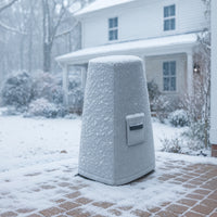 Custom Fire Column Cover - Style 7 - side view