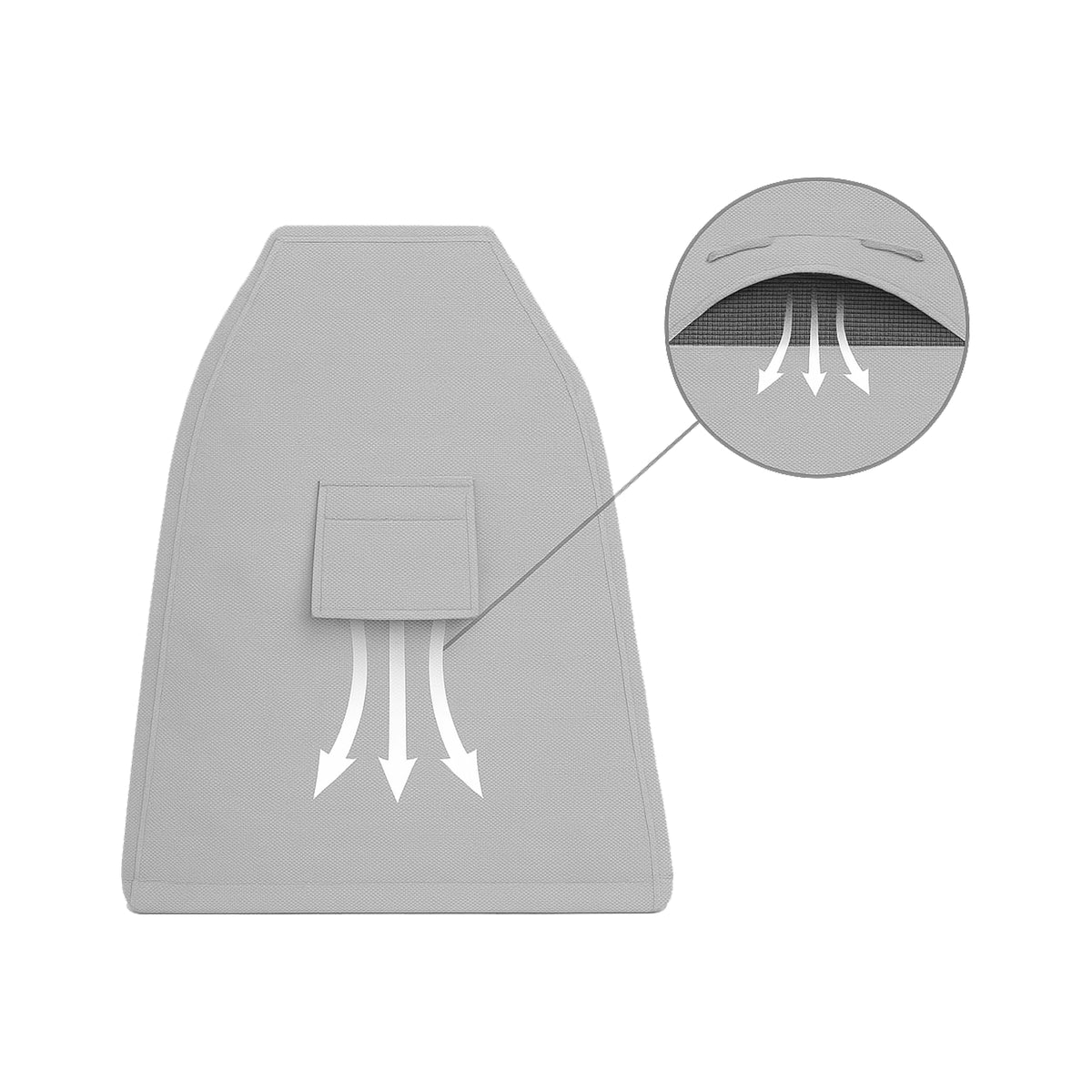 Custom Fire Column Cover - Style 8 - detail view - view 4