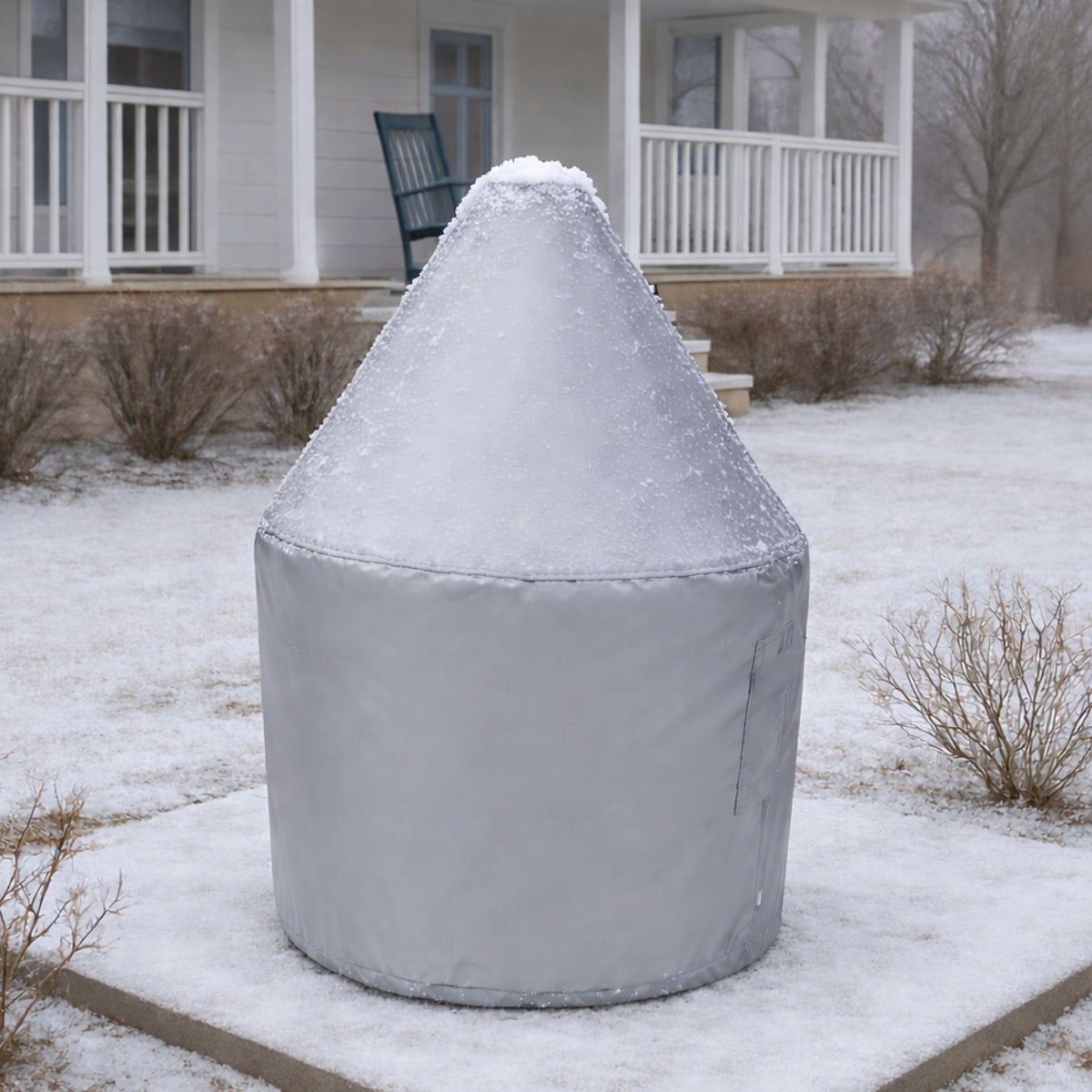 Custom Fountain Cover - side view