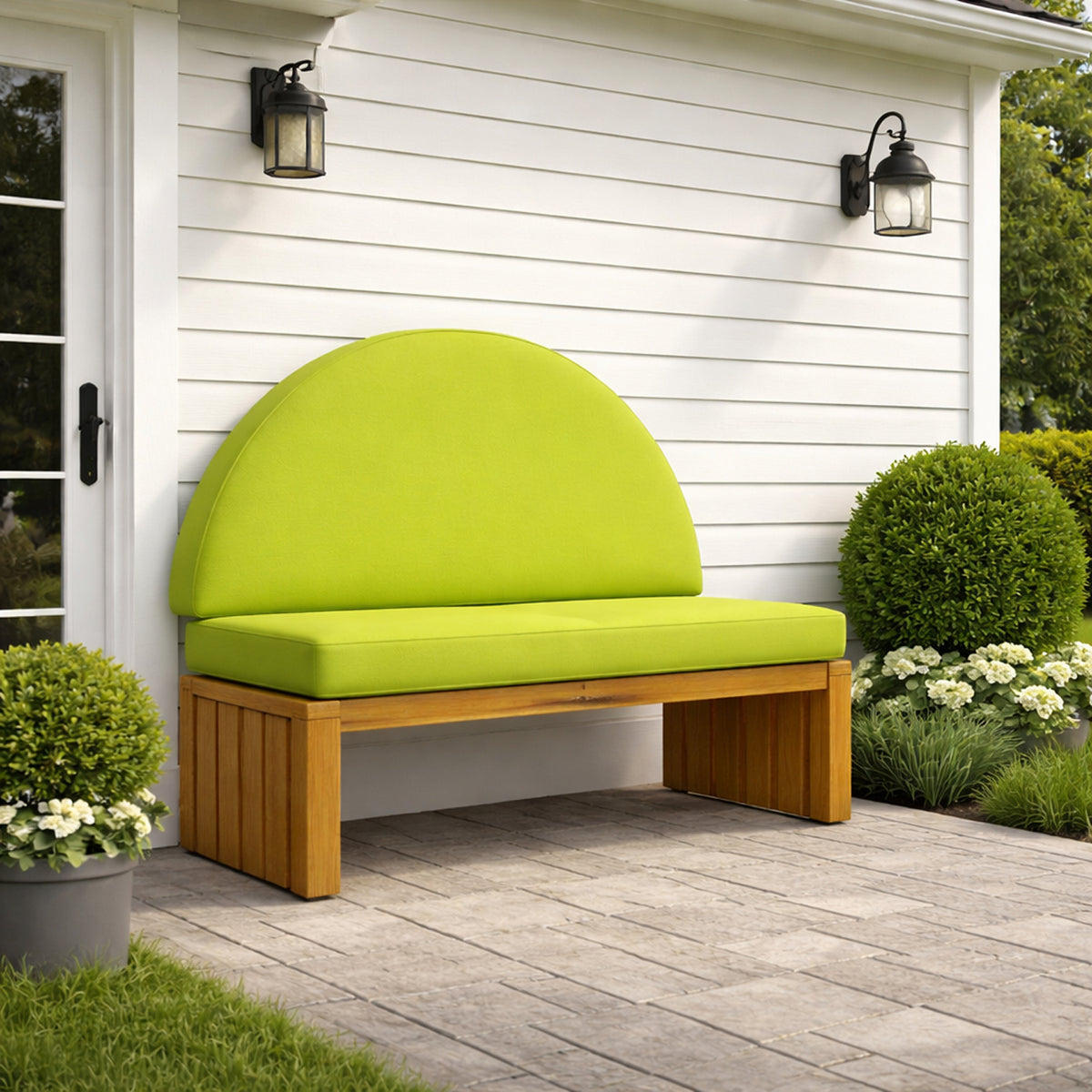 Custom Half Round Cushion Covers