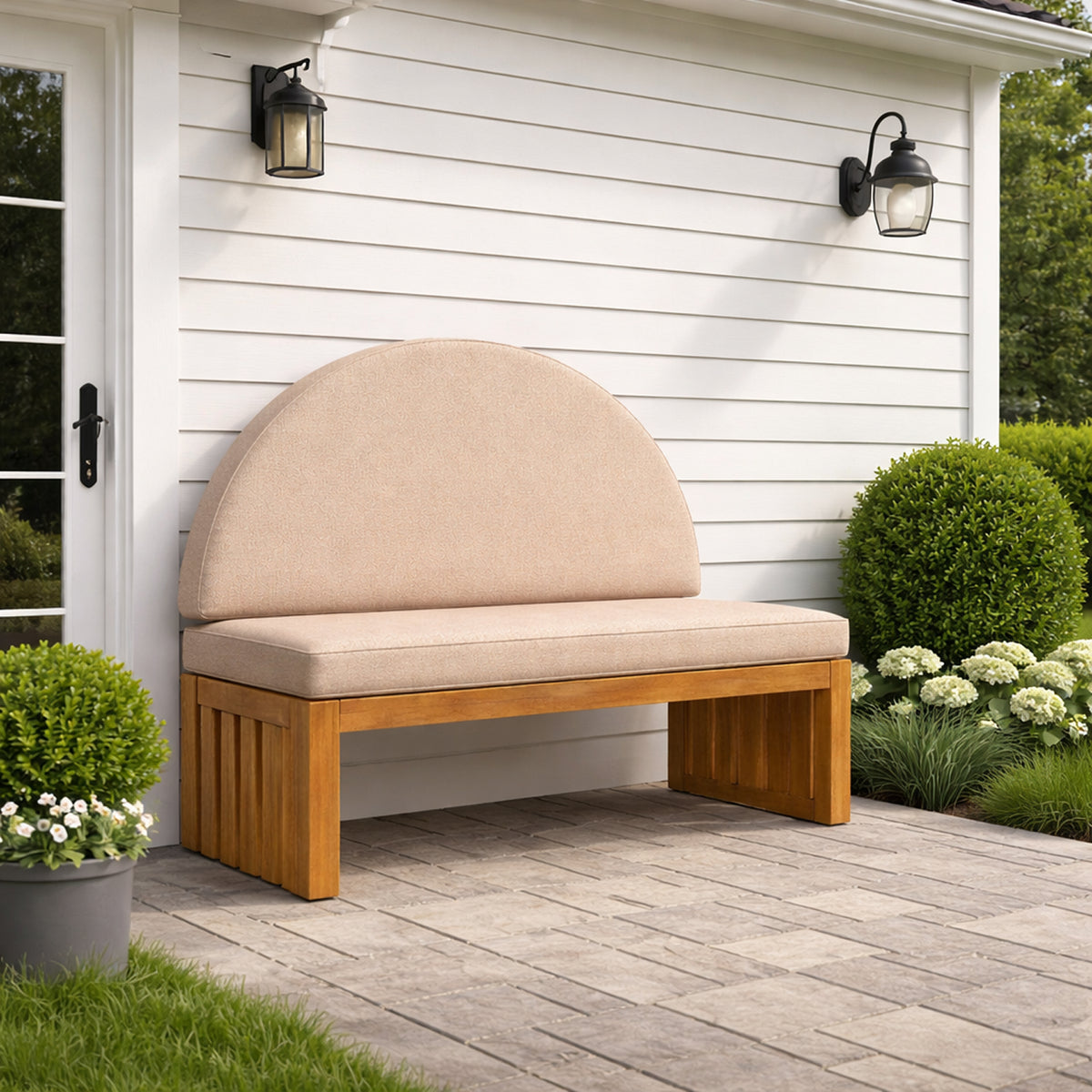 Custom Half Round Cushion Covers