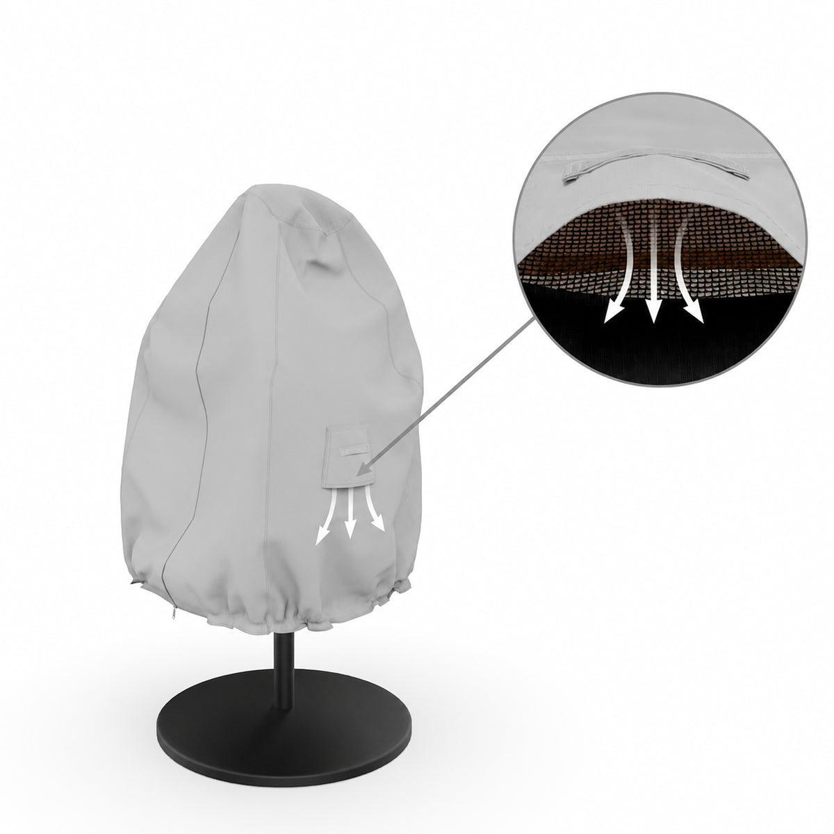 Custom Hanging Chair Cover - Style 2