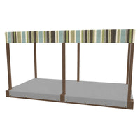 Custom Heavy Duty Sandbox Covers - With 6 Pole Cut-Out
