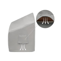 Custom High Back Bench Cover - front view