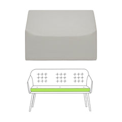 Custom High Back Bench Cover
