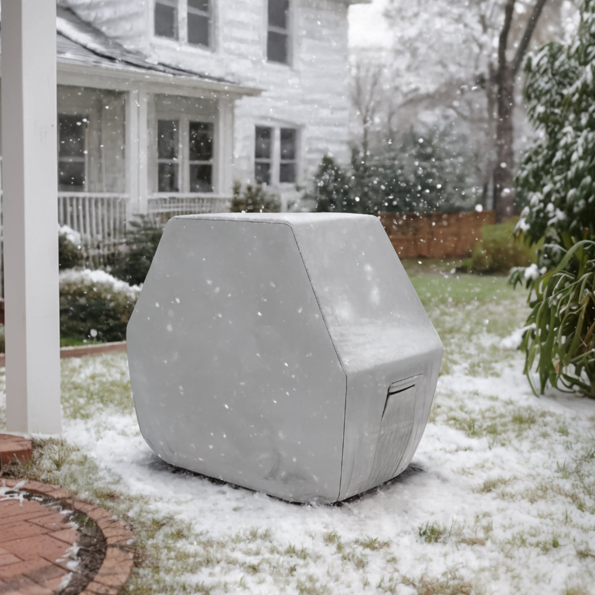 Custom Hexagonal Firewood Rack Cover