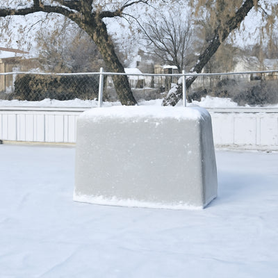 Custom Ice Hockey Net Cover - alternate view