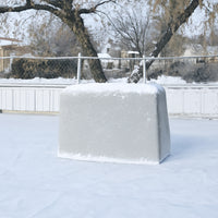 Custom Ice Hockey Net Cover - side view