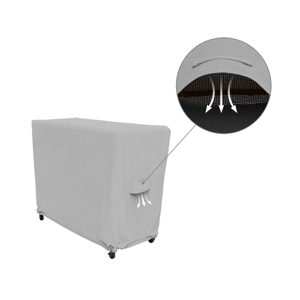 Custom Kitchen Island Cart Cover