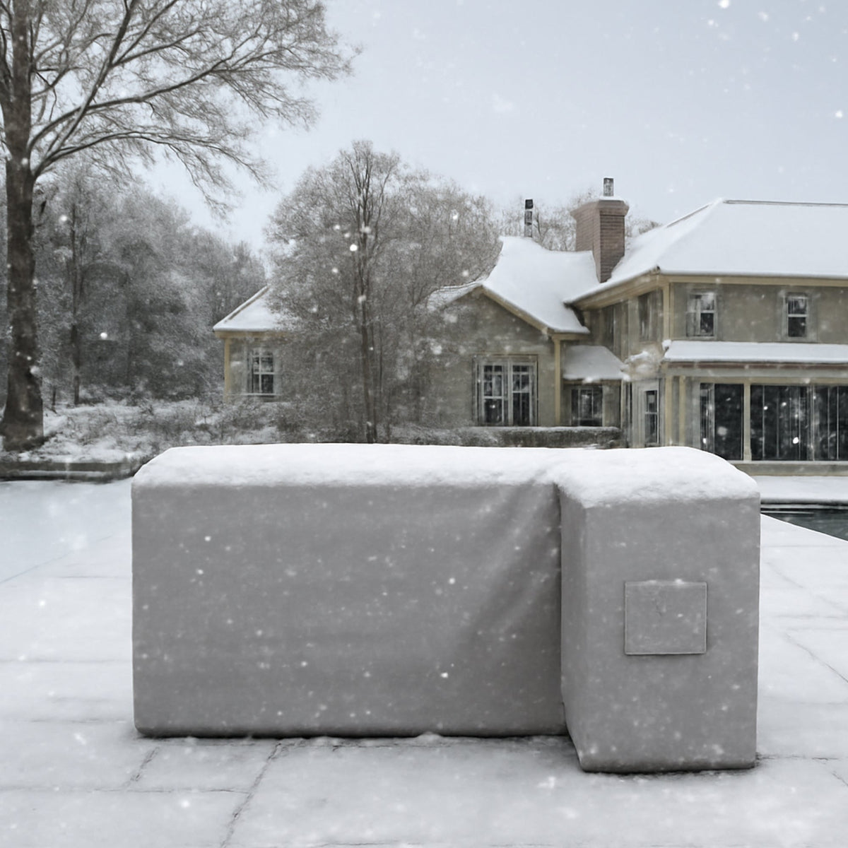 Custom L Shape Bar Island Cover - Style 2