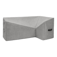 Custom L Shape Couch Covers - Style 5 - front view