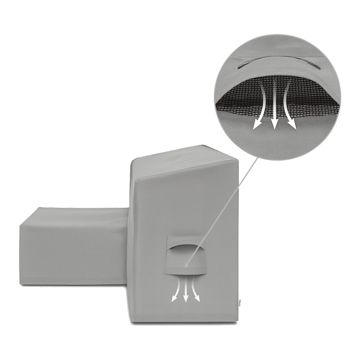 Custom L Shape Couch Covers - Style 6