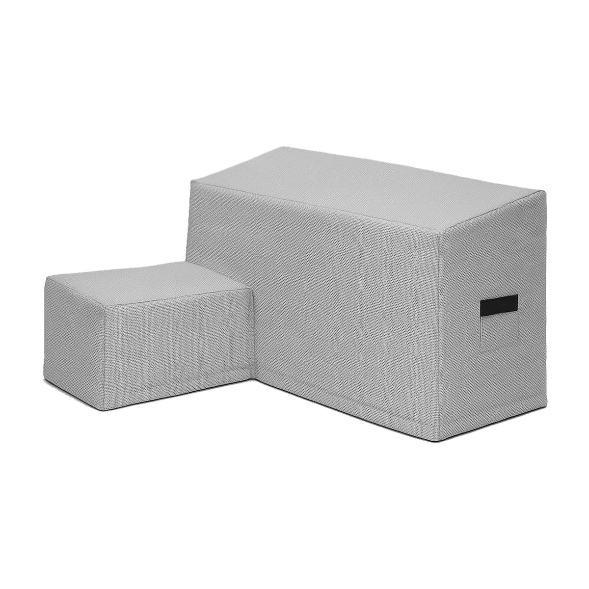 Custom L Shape Couch Covers - Style 6 - front view - view 4