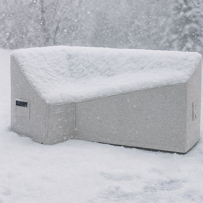 Custom L Shape Couch Covers - Style 7 - alternate view