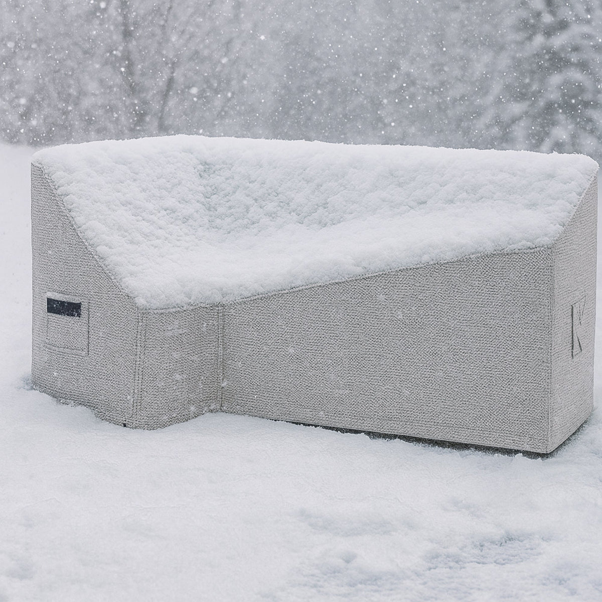 Custom L Shape Couch Covers - Style 7