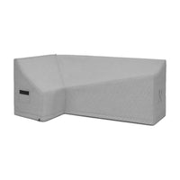 Custom L Shape Couch Covers - Style 7 - front view