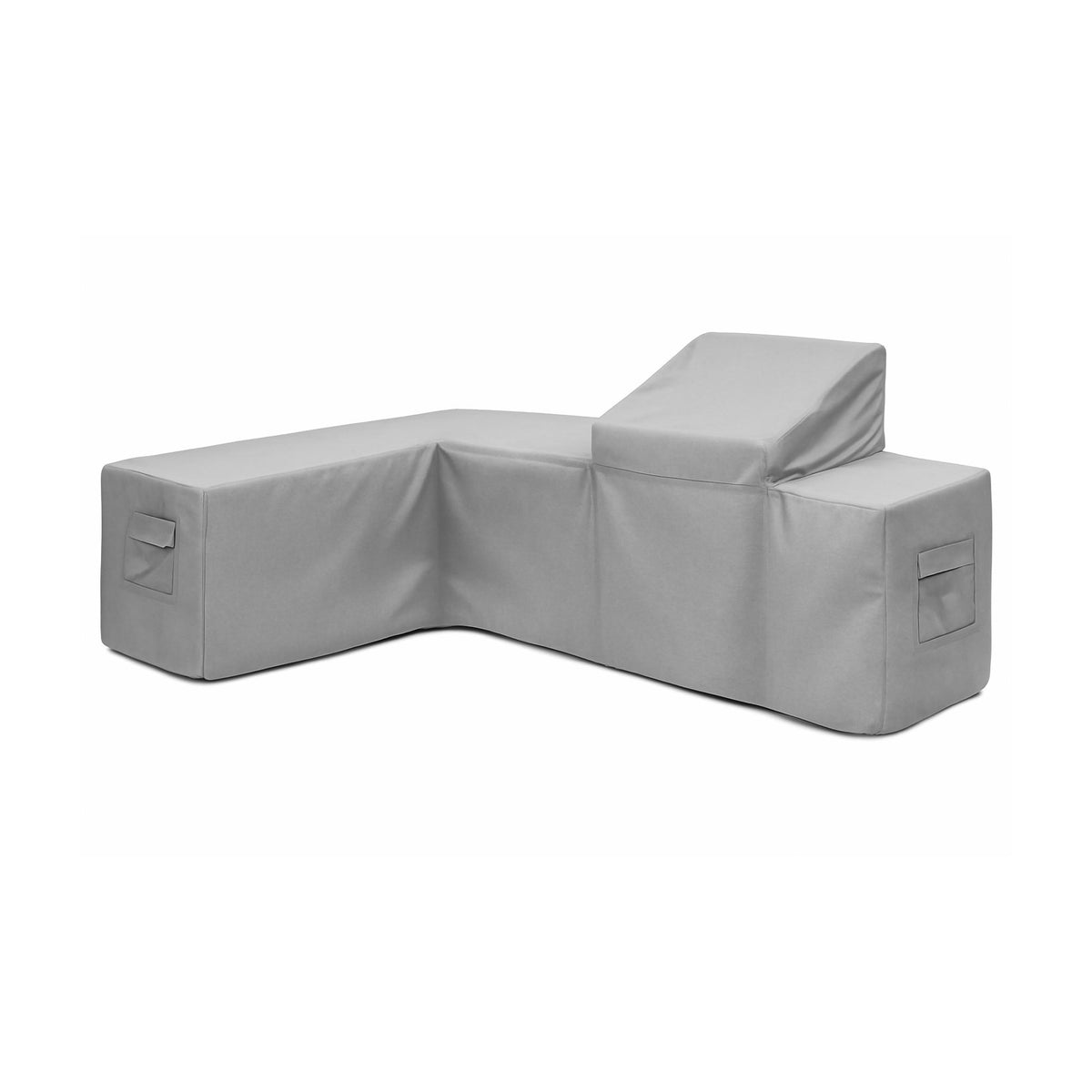 Custom L Shape Island Kitchen Cover – Right - front view - view 3