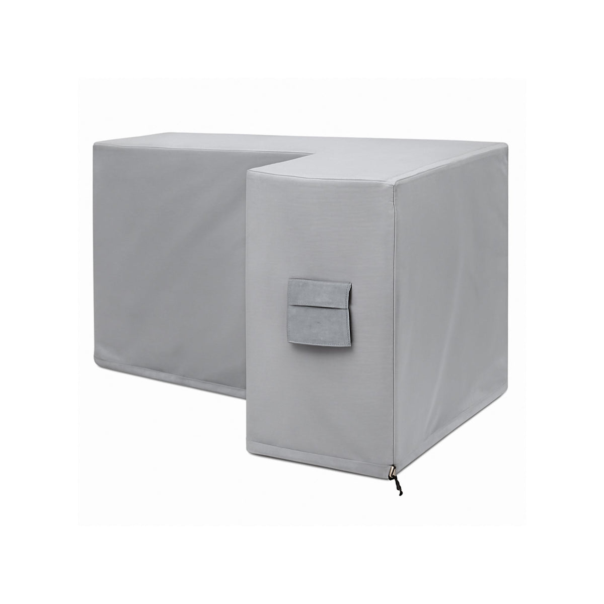 Custom L Shape Outdoor Bar Island Cover - Style 1