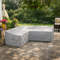 Custom L Shape Slanted Covers - front view