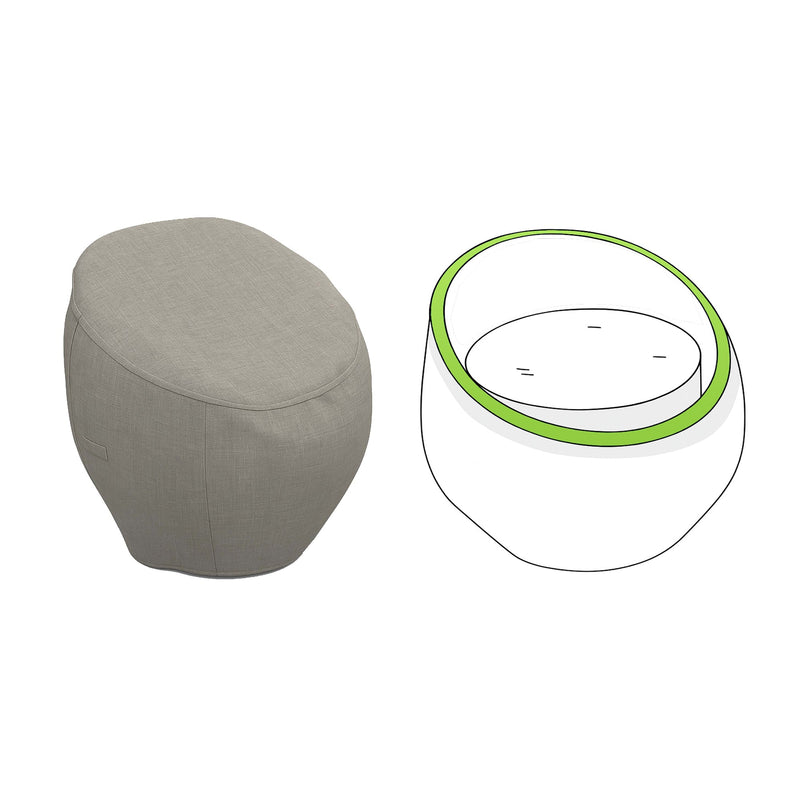 Custom Modern Pod Chair Cover