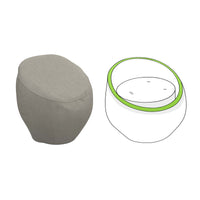 Custom Modern Pod Chair Cover