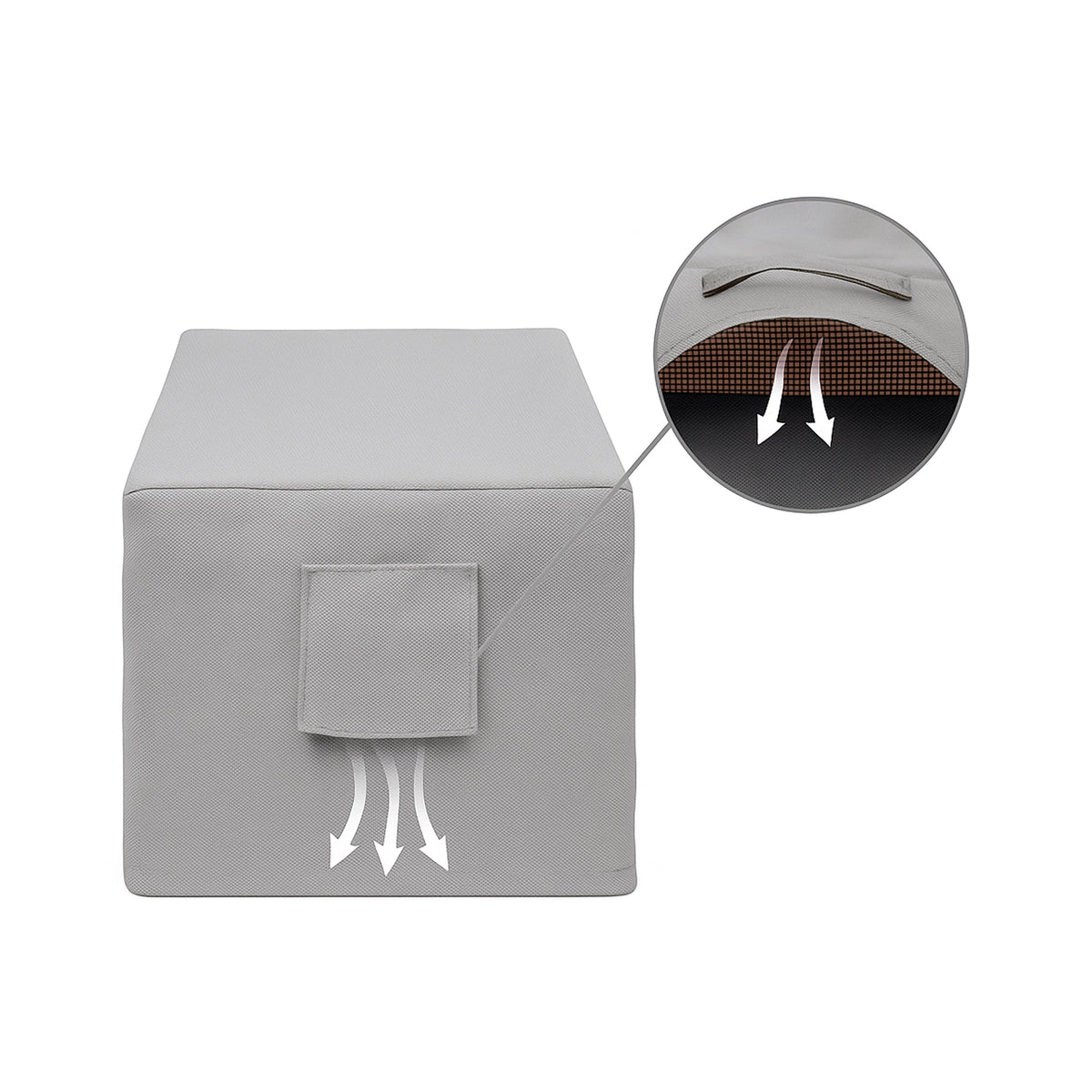 Custom Modern Storage Bench Cover