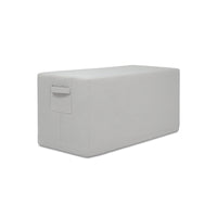 Custom Modern Storage Bench Cover - front view