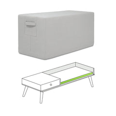 Custom Modern Storage Bench Cover