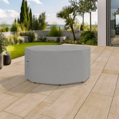 Custom Octagonal Ottoman Cover - alternate view