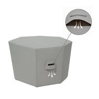 Custom Octagonal Ottoman Cover
