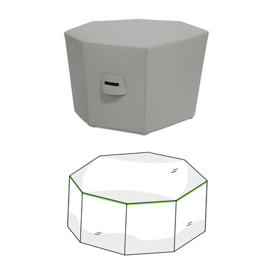 Custom Octagonal Ottoman Cover