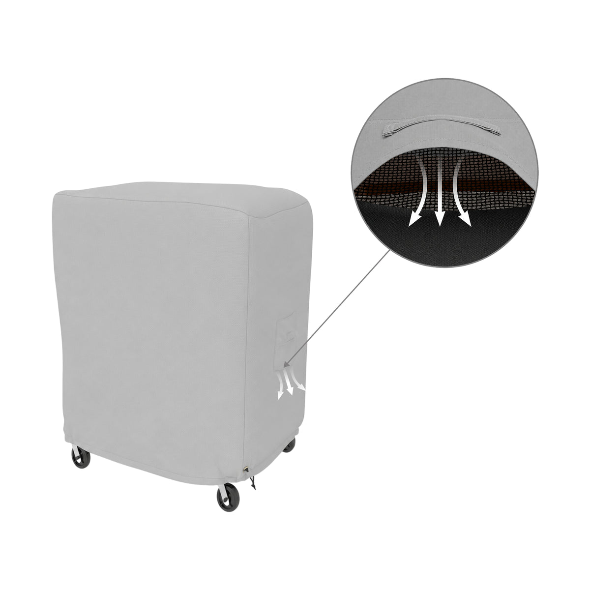 Custom Outdoor Cooler Cart Cover
